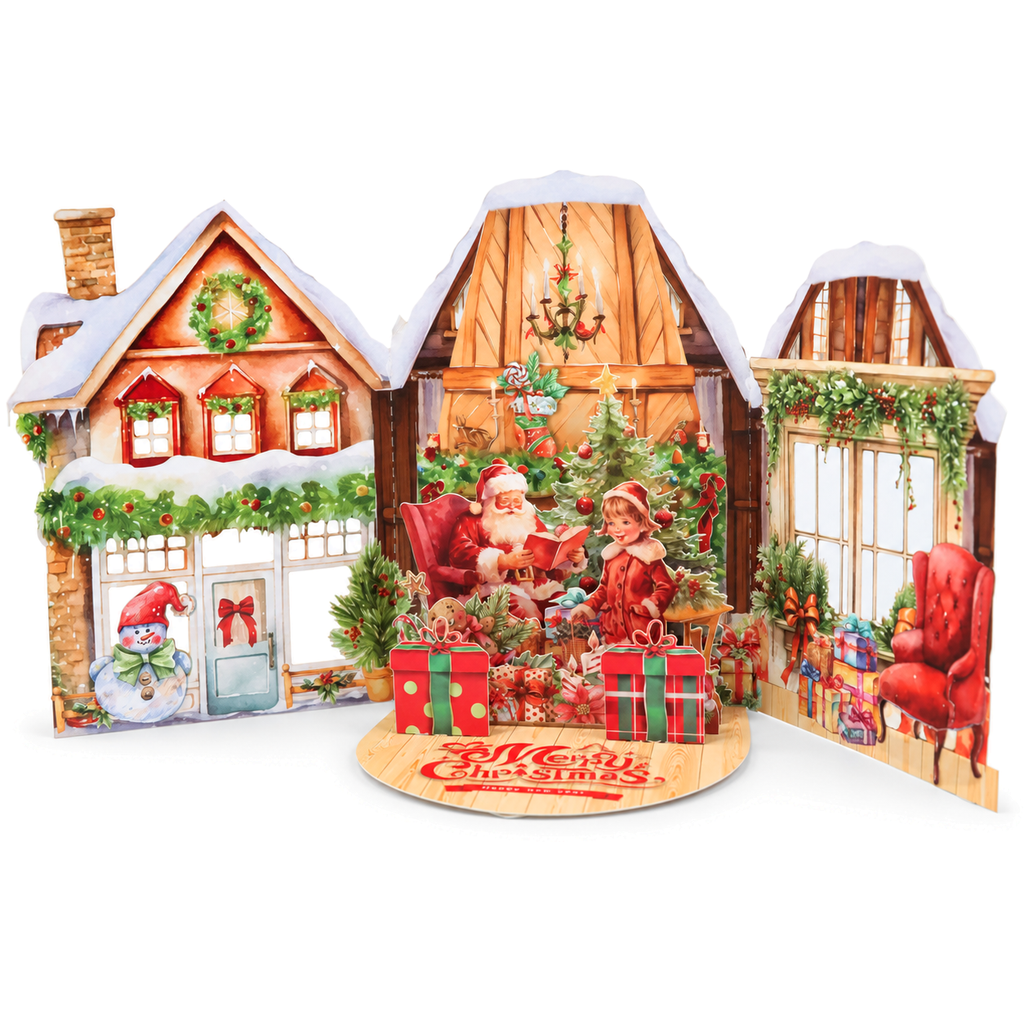 Christmas House Pop-Up Card — product view 7