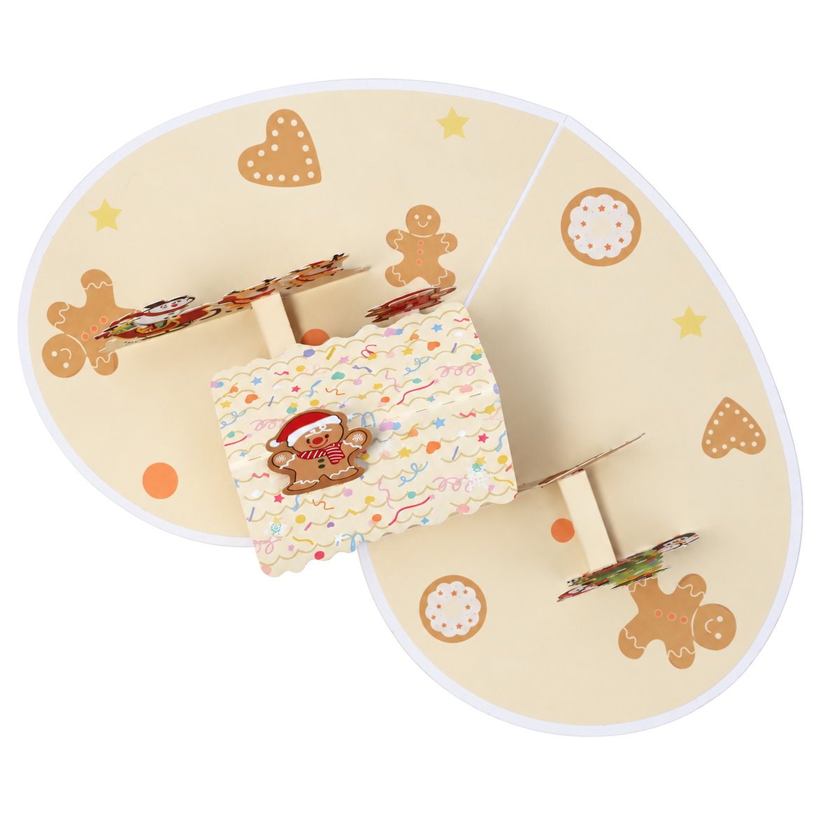 Gingerbread House Christmas Pop-Up Card — product view 3