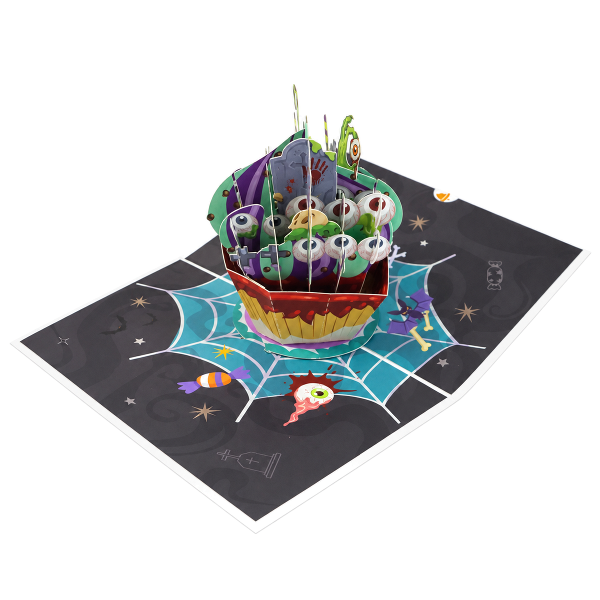 Spider Web Pop-Up Card — product view 3