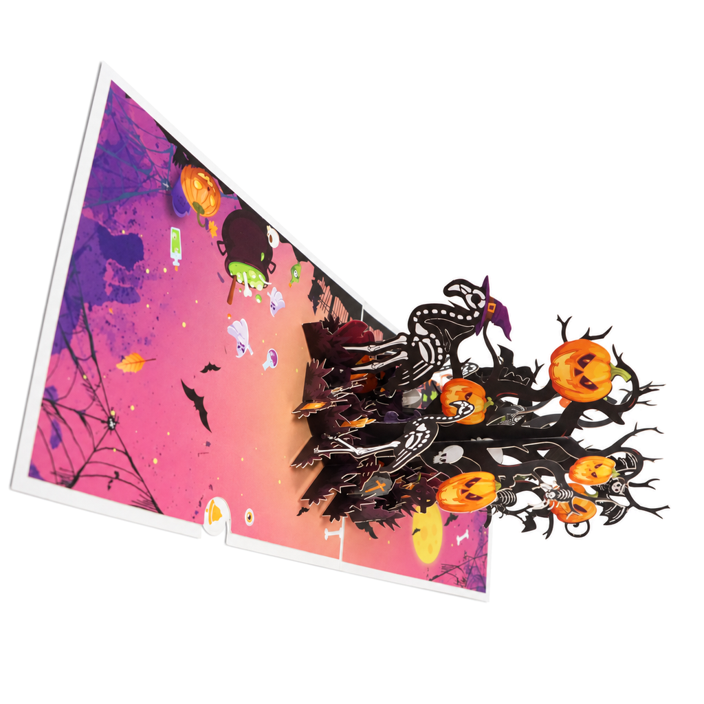 Witch and Bats Pop-Up Card — product view 8