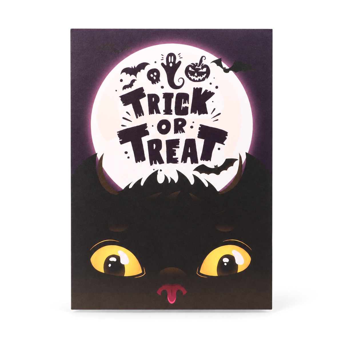 Trick-or-Treat Pop-Up Card — 3D pop-up card product view
