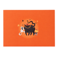 Halloween Black Cat Pop-Up Card — 3D pop-up card product view