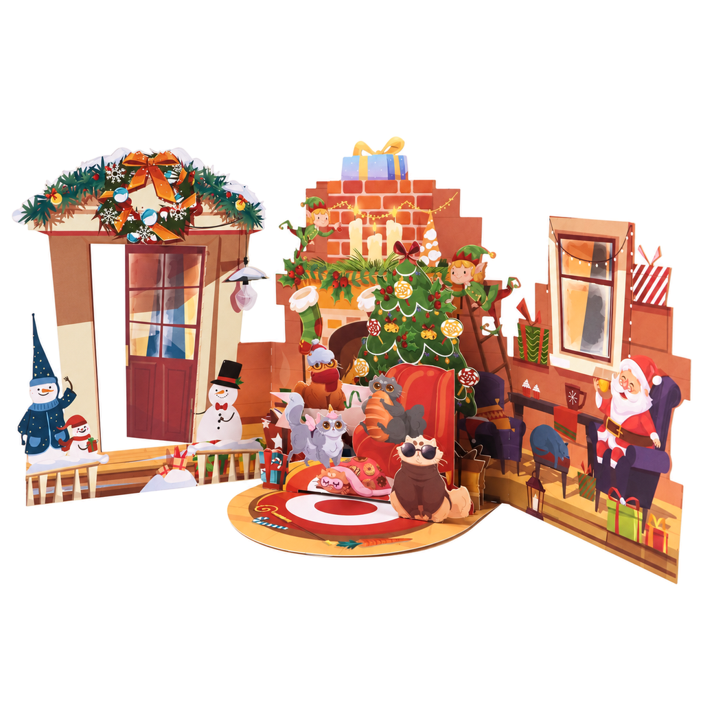 Halloween Black Cat Pop-Up Card — product view 10