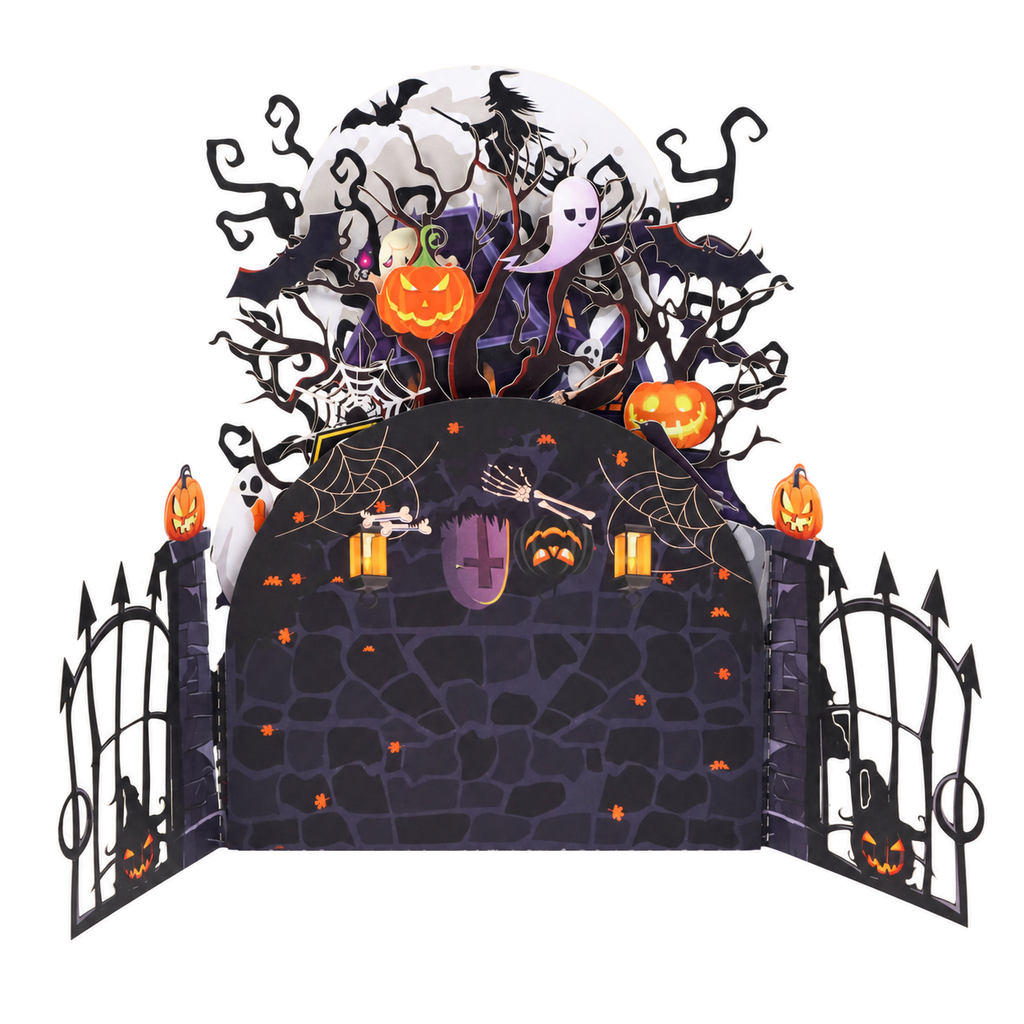 Halloween Party Gate Pop-Up Card — product view 2