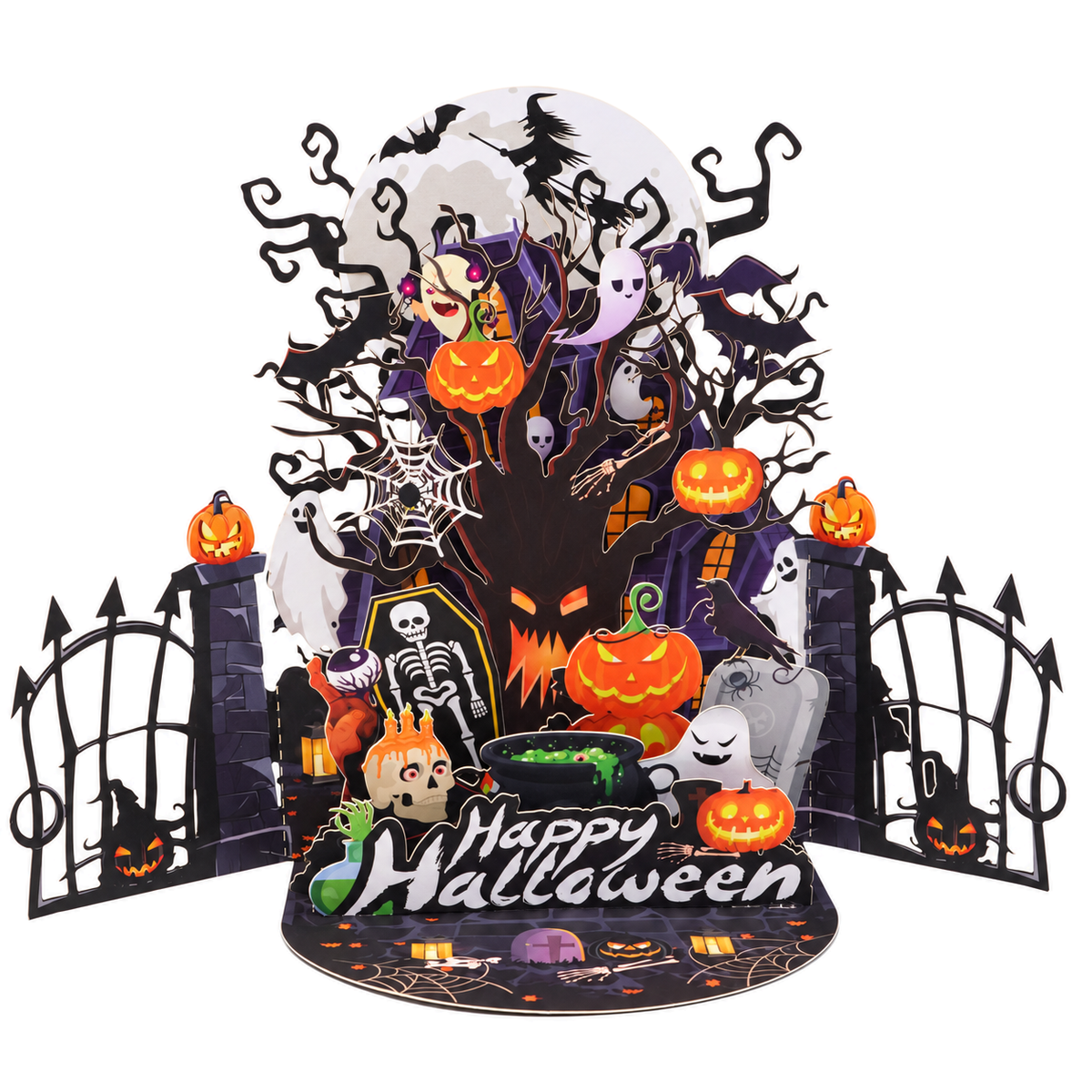 Halloween Party Gate Pop-Up Card — product view 3