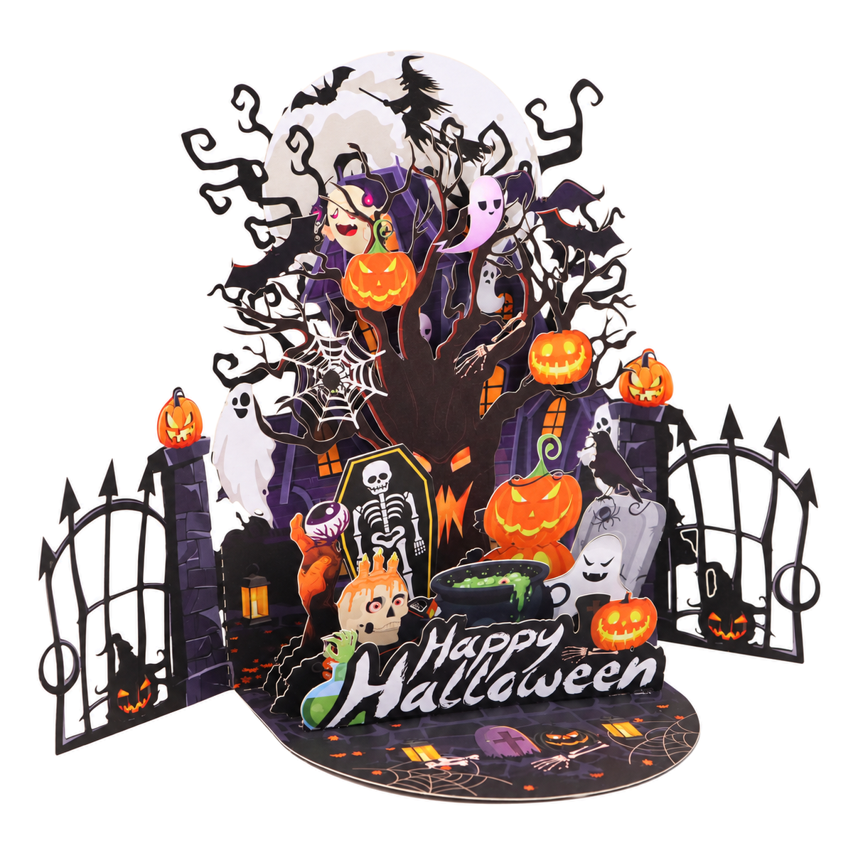 Halloween Party Gate Pop-Up Card — product view 4