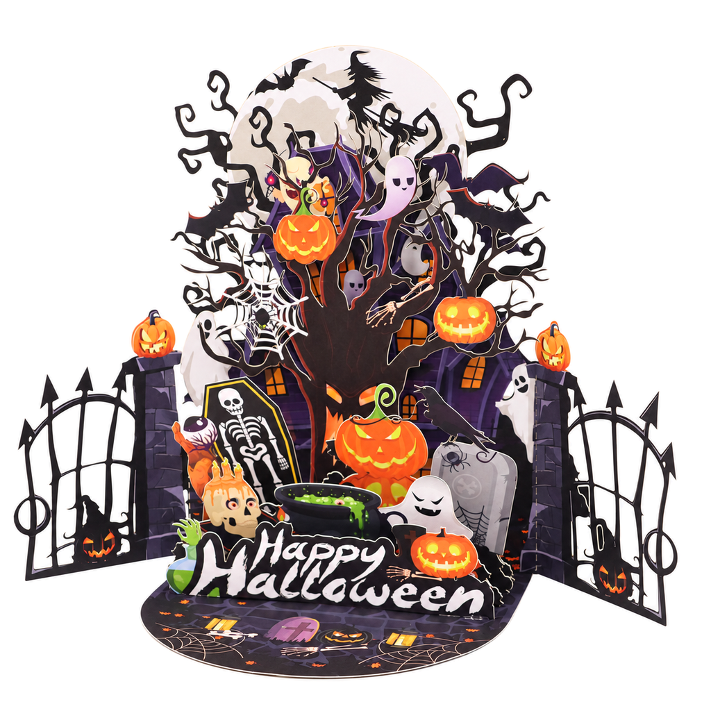 Halloween Party Gate Pop-Up Card — product view 5