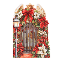 Christmas Sleigh Arch Pop-Up Card — 3D pop-up card product view