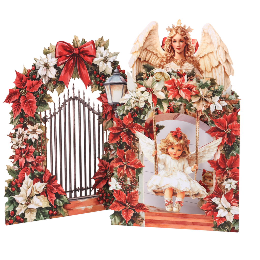 Christmas Sleigh Arch Pop-Up Card — product view 2