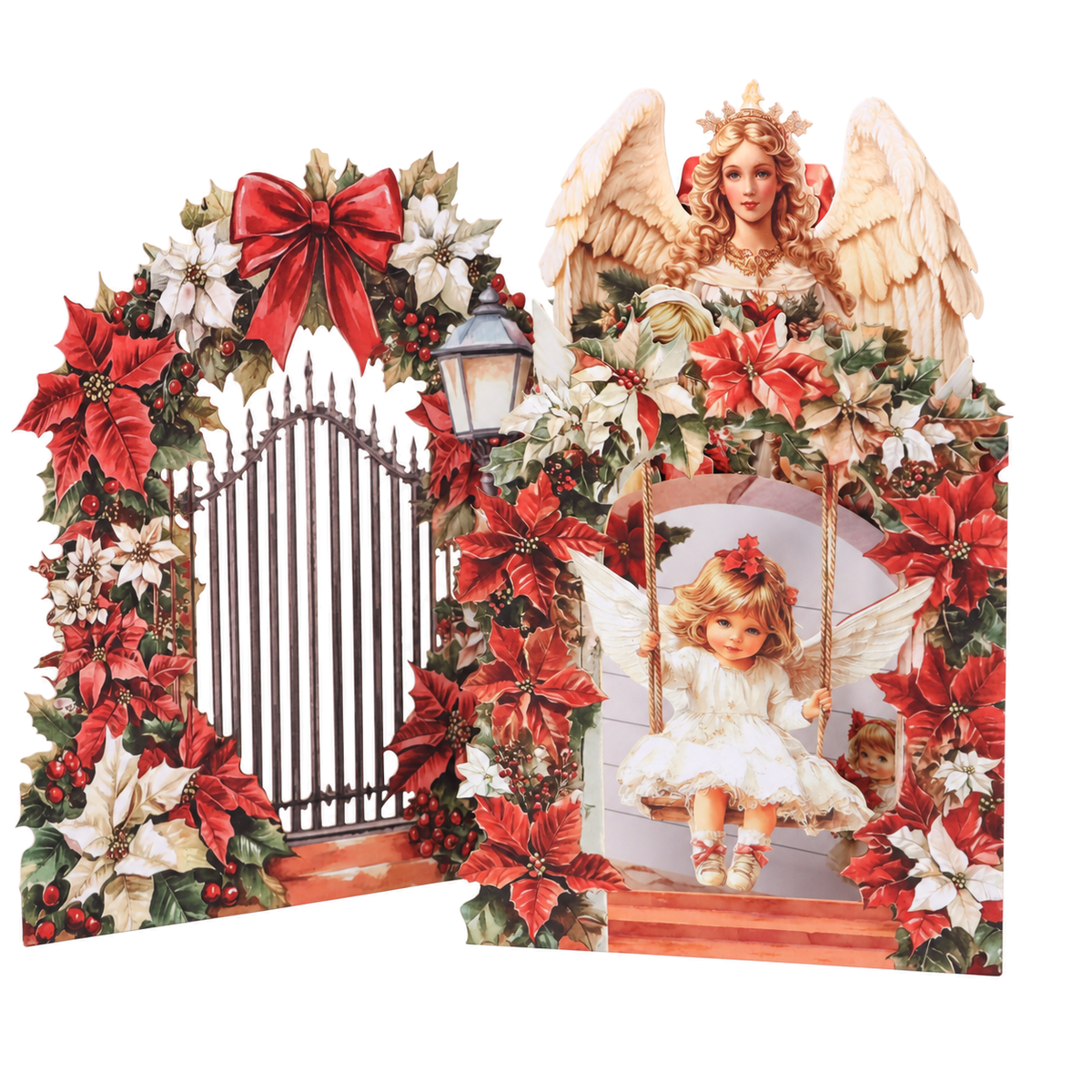 Christmas Sleigh Arch Pop-Up Card — product view 2