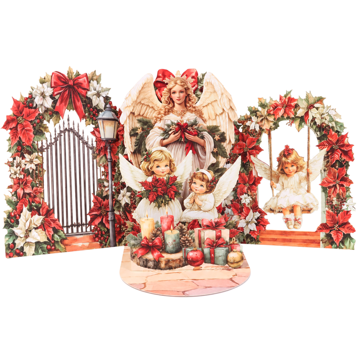 Christmas Sleigh Arch Pop-Up Card — product view 3