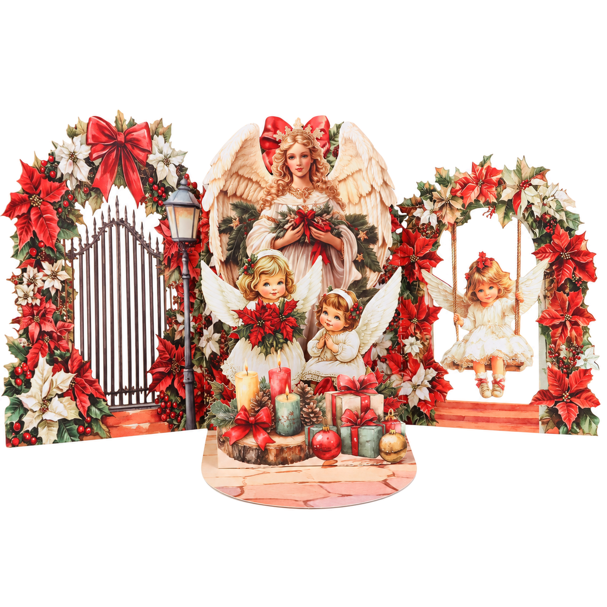 Christmas Sleigh Arch Pop-Up Card — product view 4