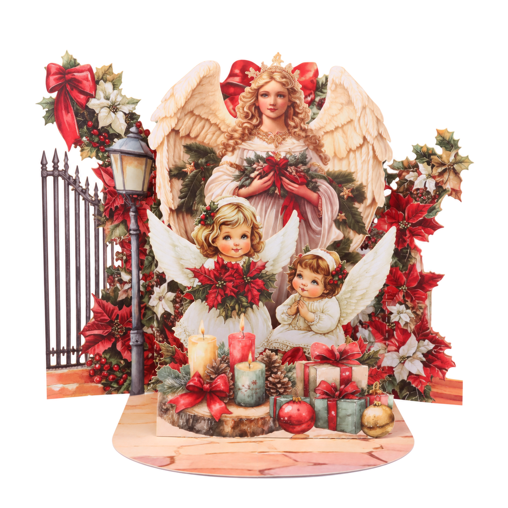 Christmas Sleigh Arch Pop-Up Card — product view 5