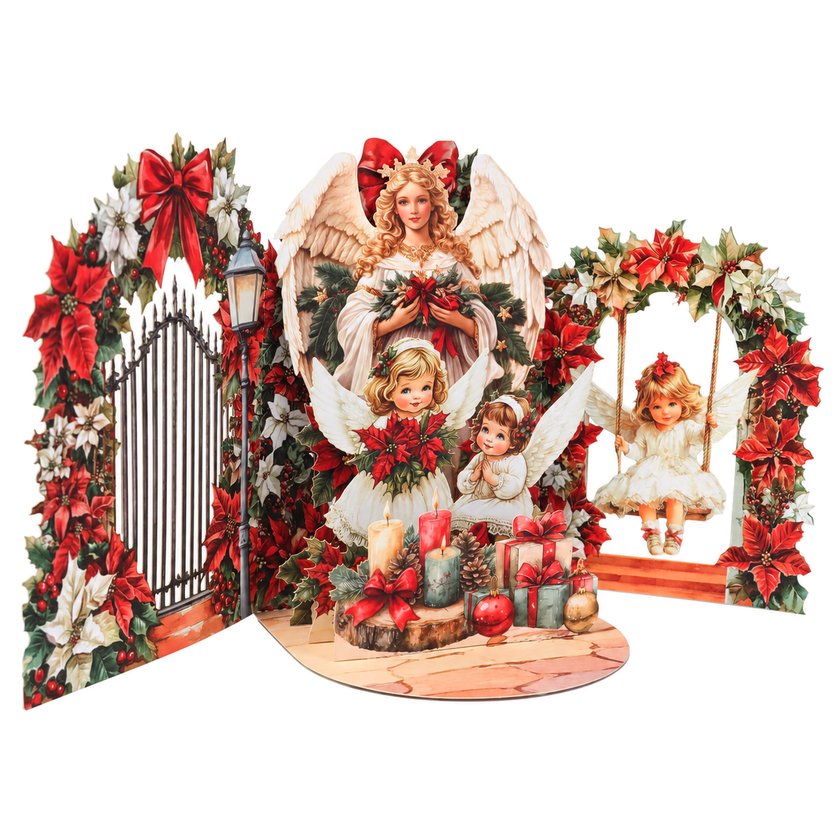 Christmas Sleigh Arch Pop-Up Card — product view 6