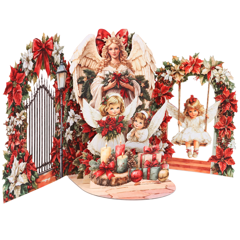 Christmas Sleigh Arch Pop-Up Card — product view 7