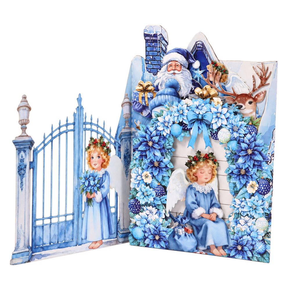 Halloween Bat Gate Pop-Up Card — product view 2
