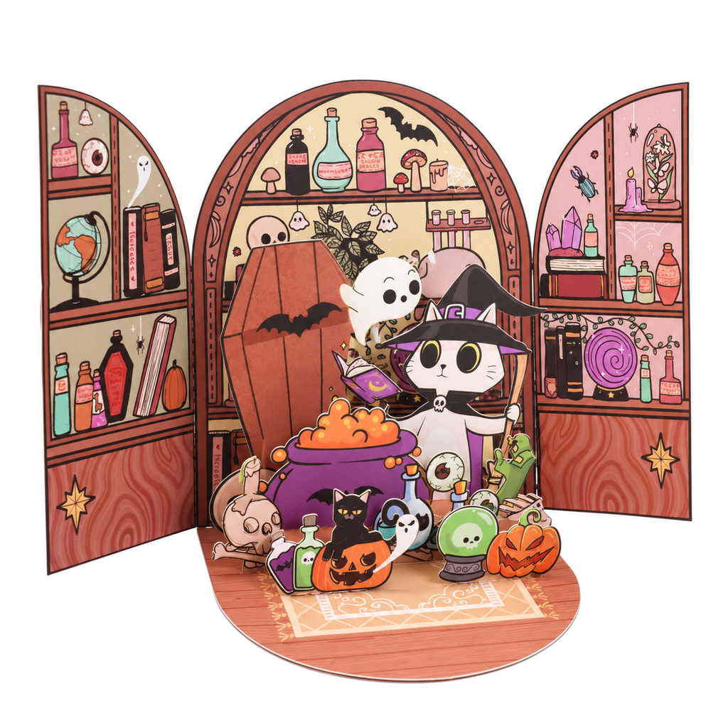 Merry Christmas Ribbon Pop-Up Card — product view 5