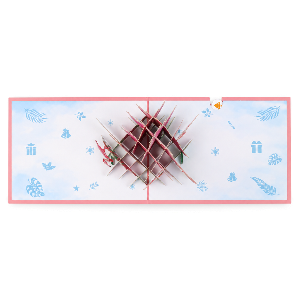 Merry Christmas Sign Pop-Up Card — product view 6