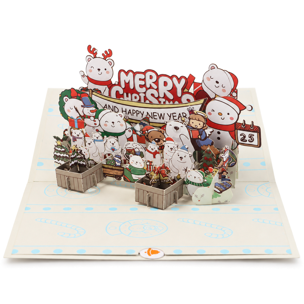 Merry Christmas Pop-Up Card — product view 3
