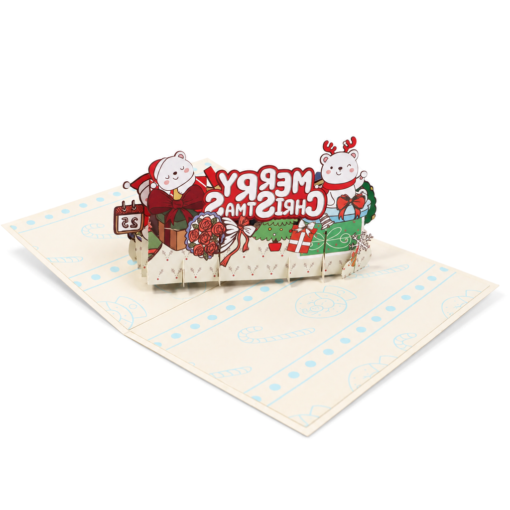 Merry Christmas Pop-Up Card — product view 4