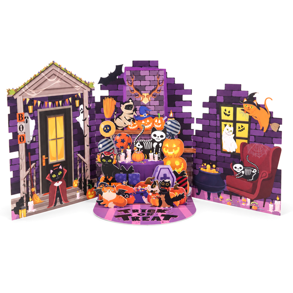 Halloween Fireplace Pop-Up Card — product view 4