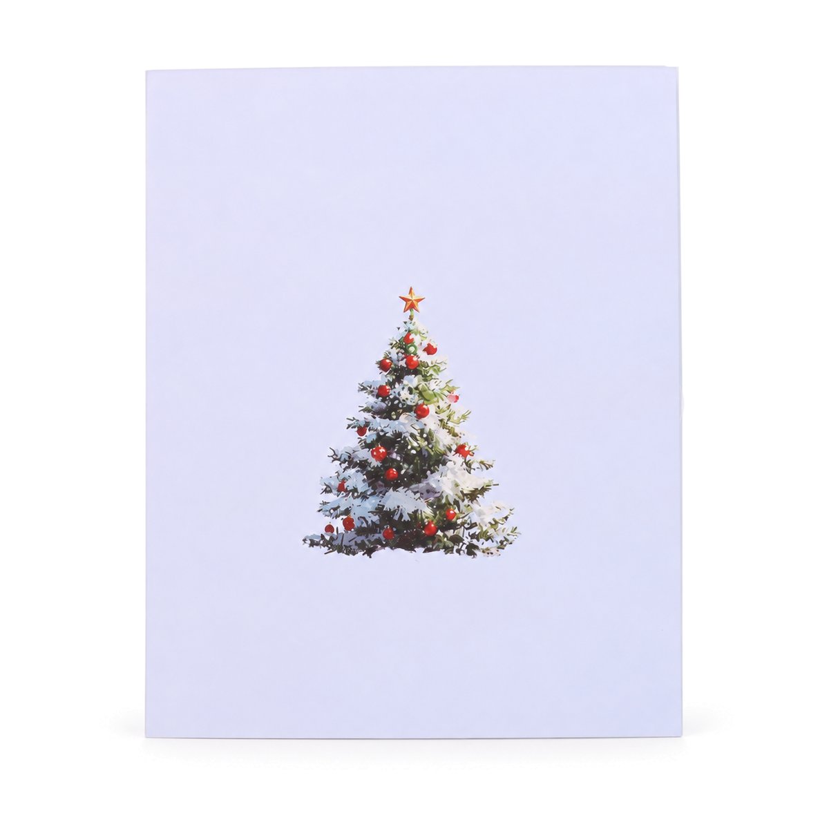 Mini Christmas Tree Pop-Up Card — 3D pop-up card product view