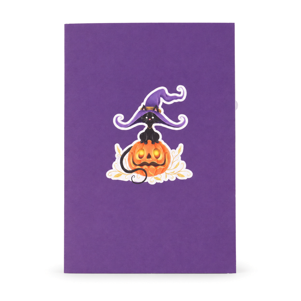 Halloween Cat and Bat Pop-Up Card — product view 2
