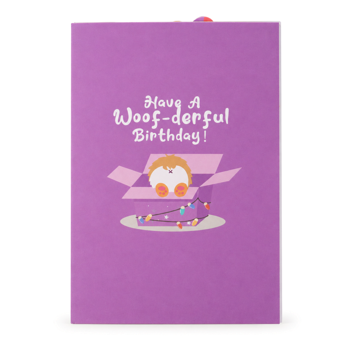 Woof-derful Birthday Pop-Up Card — 3D pop-up card product view