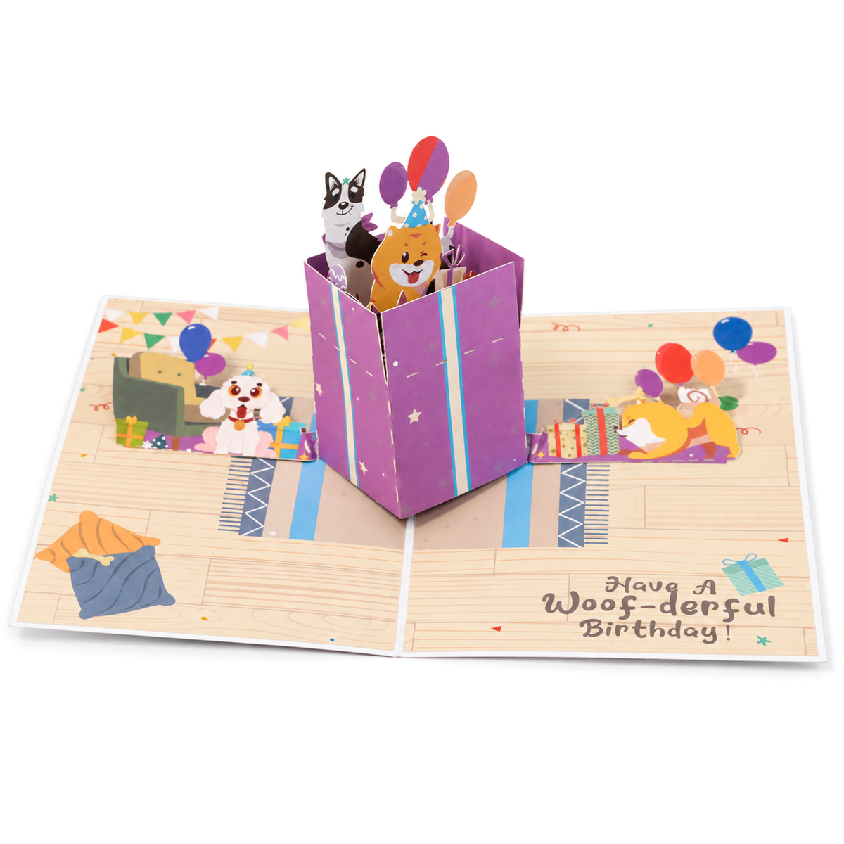 Woof-derful Birthday Pop-Up Card — product view 2