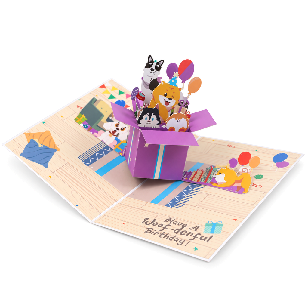 Woof-derful Birthday Pop-Up Card — product view 4