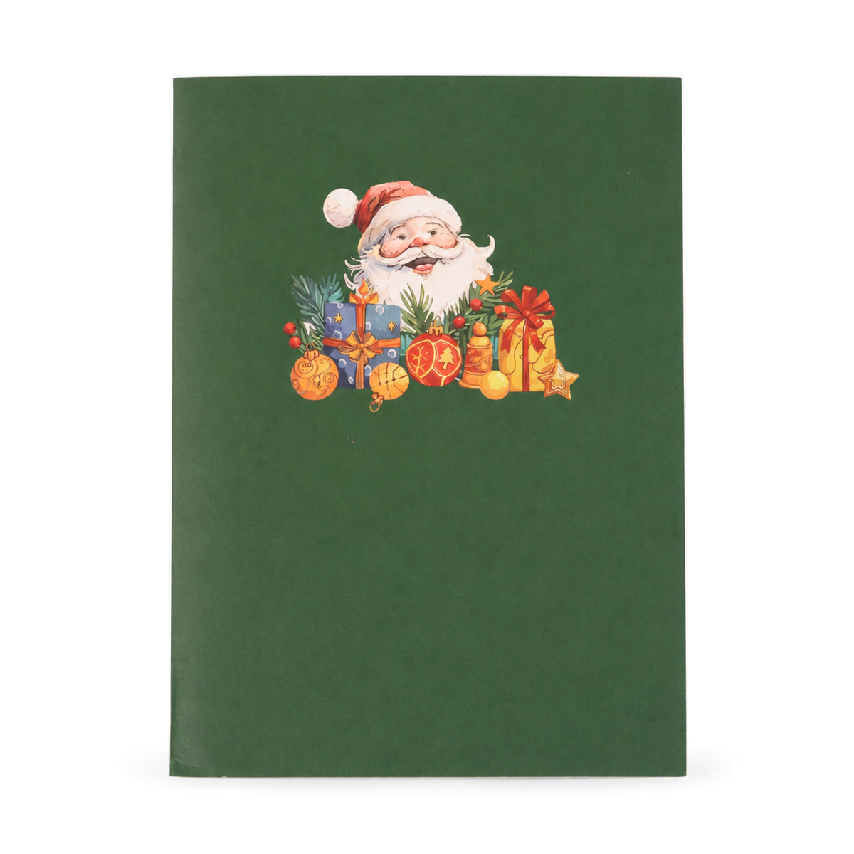 Santa Gift Pop-Up Card — 3D pop-up card product view