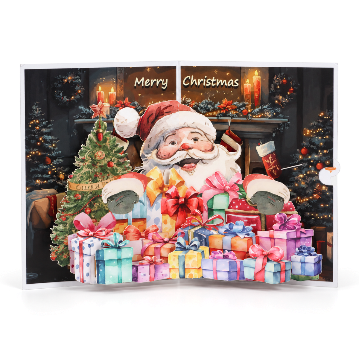 Santa Gift Pop-Up Card — product view 4