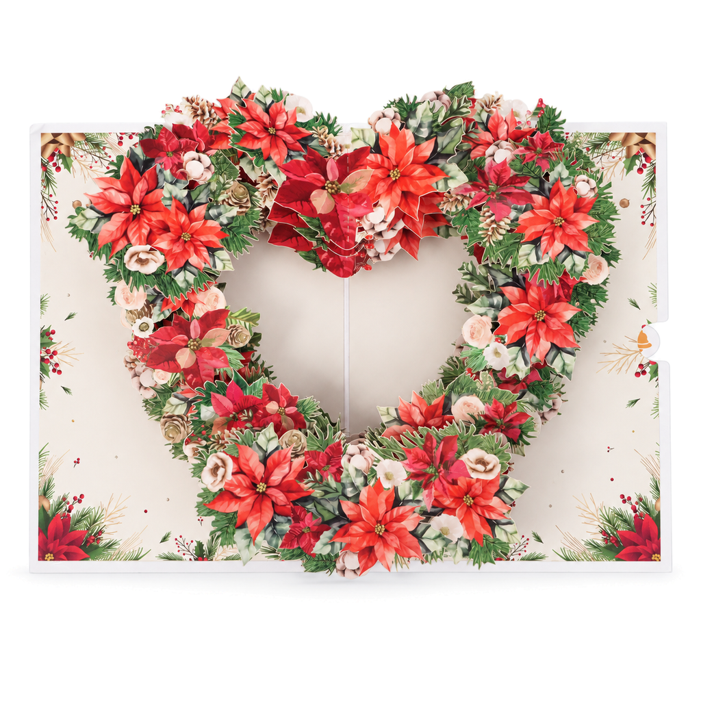 Festive Floral Pop-Up Card — product view 3