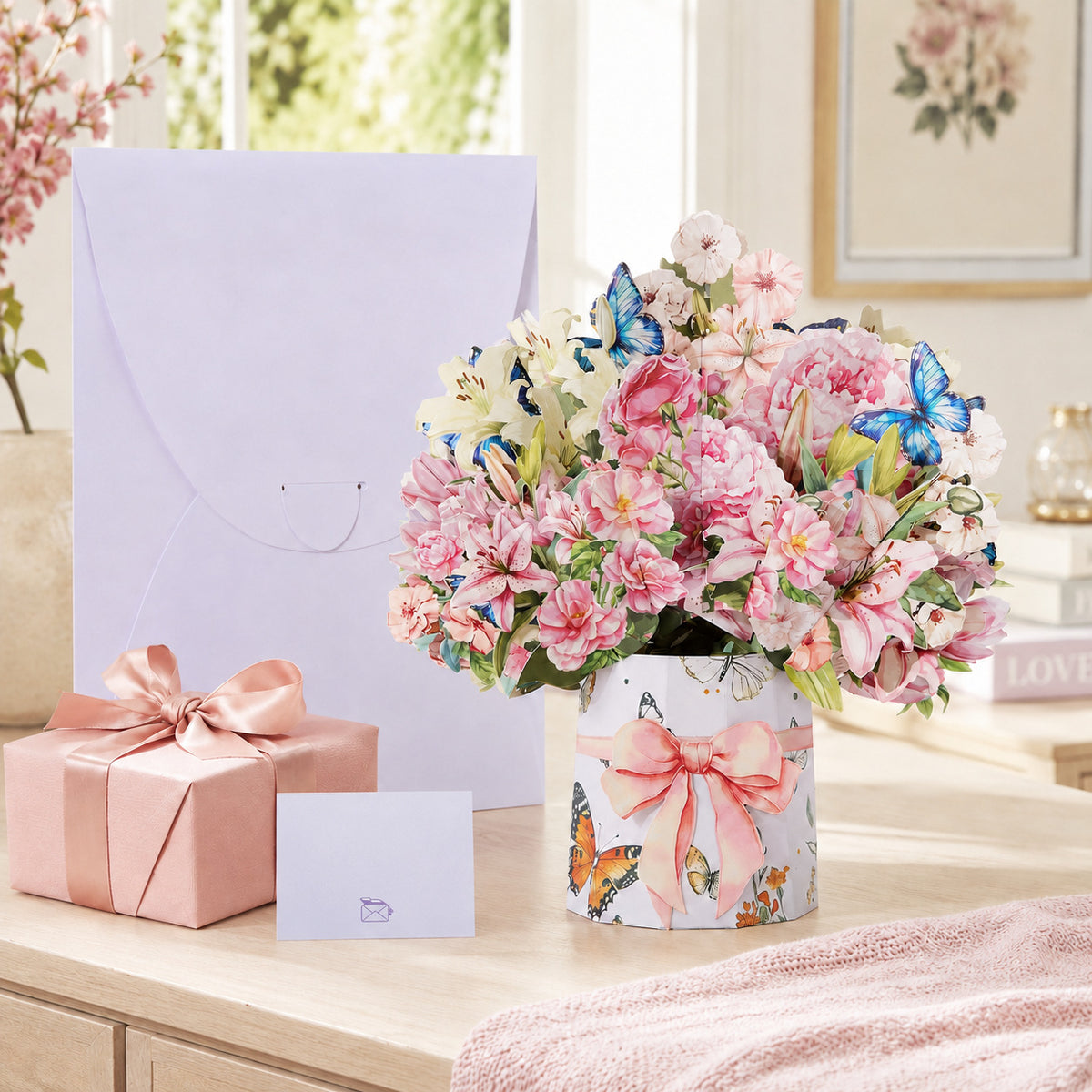 Butterfly Bouquet Pop-Up Greeting Cards