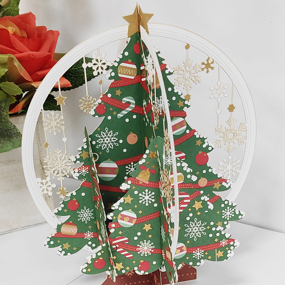 Christmas Snow Globe Pop-Up Greeting Cards