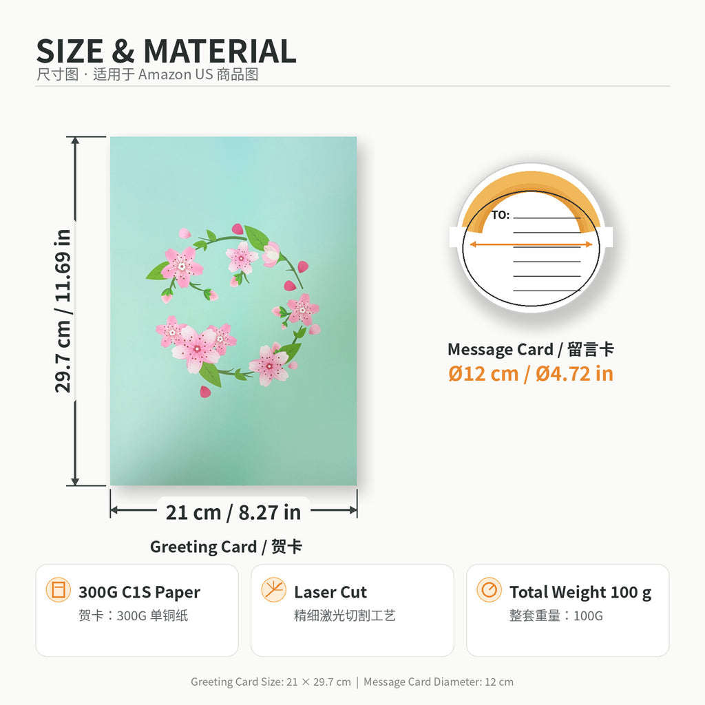 Product size and measurements