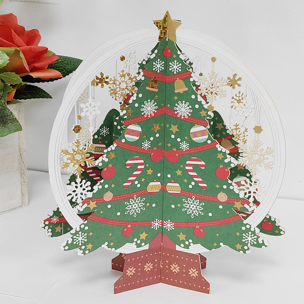 Christmas Snow Globe Pop-Up Greeting Cards