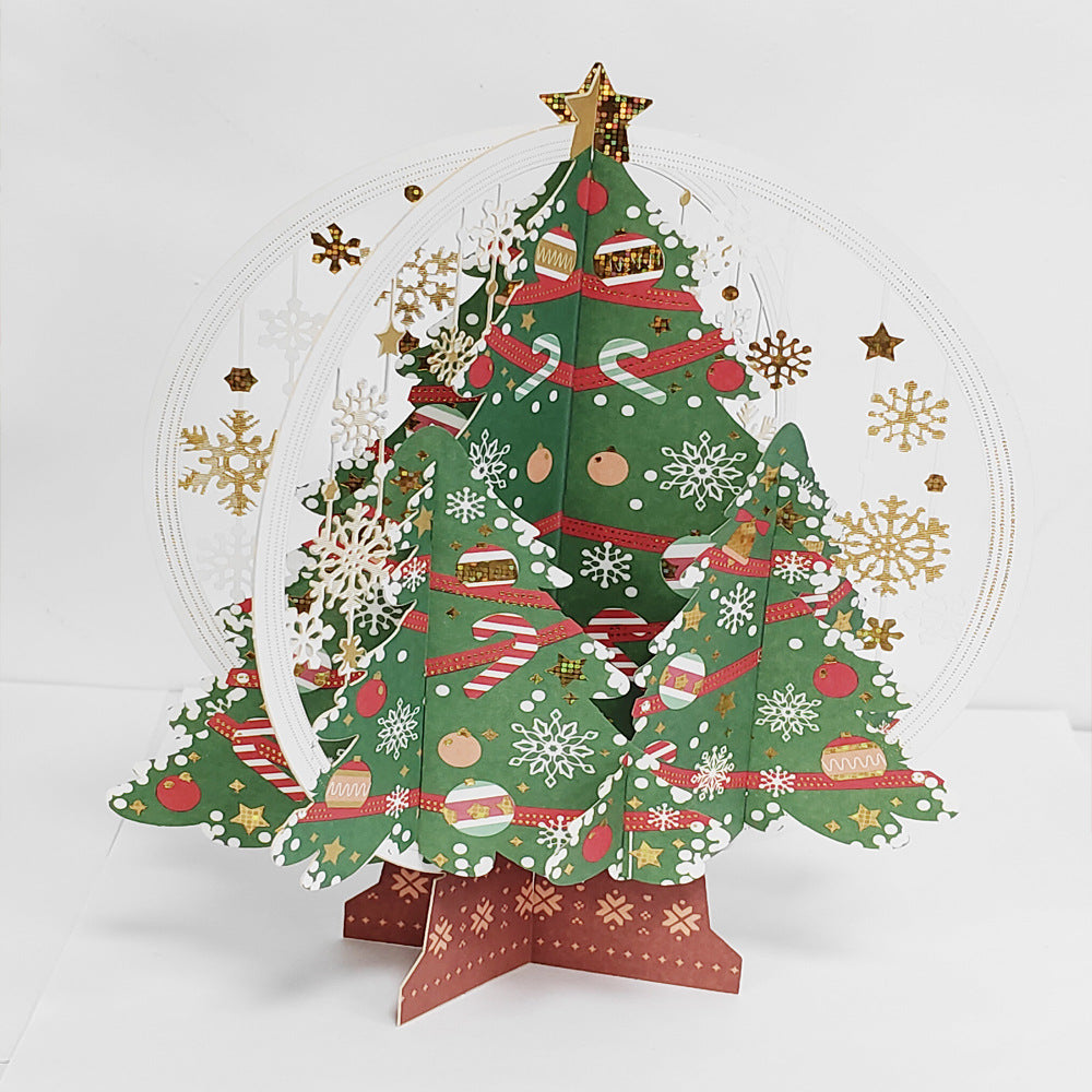 Christmas Snow Globe Pop-Up Greeting Cards