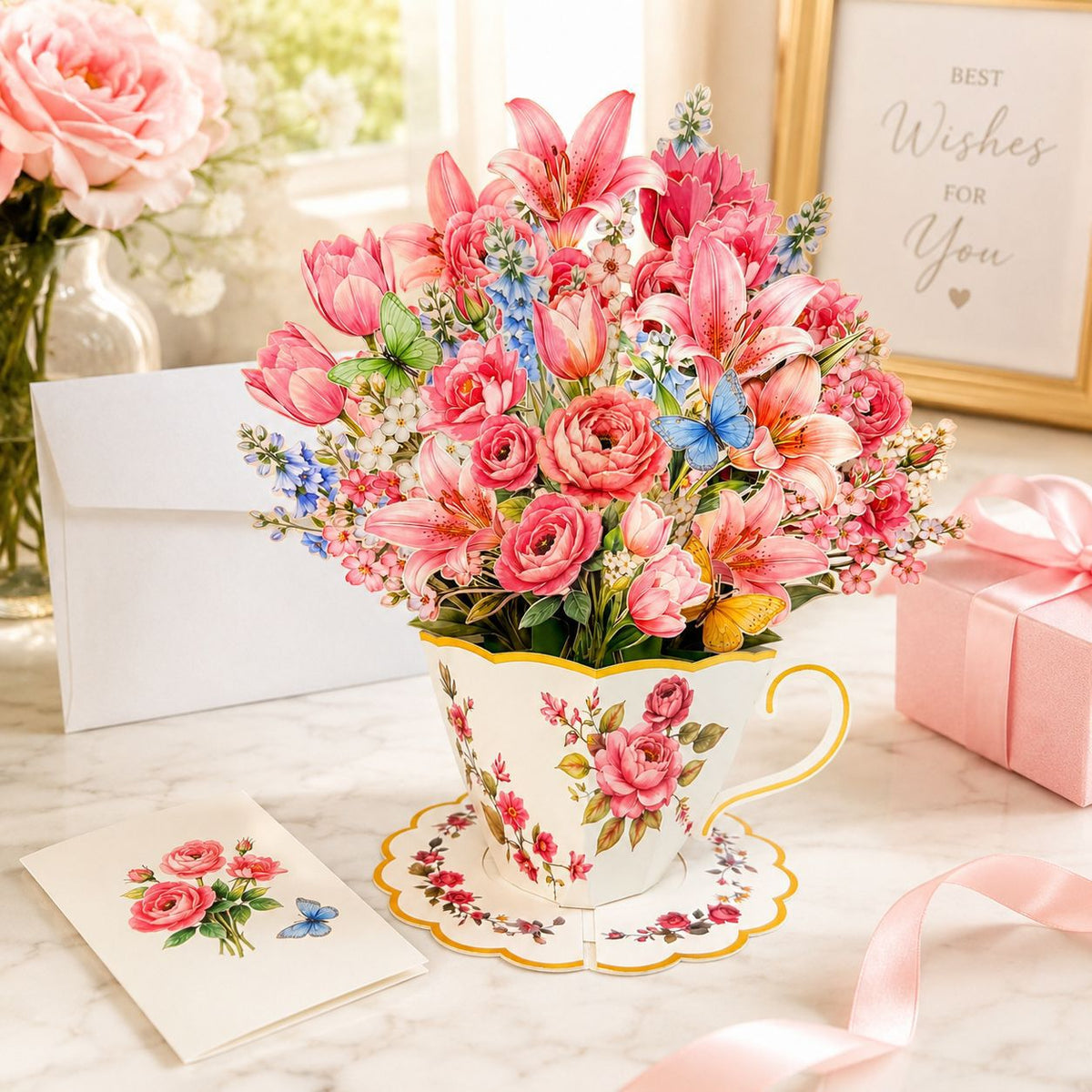 Flower Pop-Up Greeting Cards