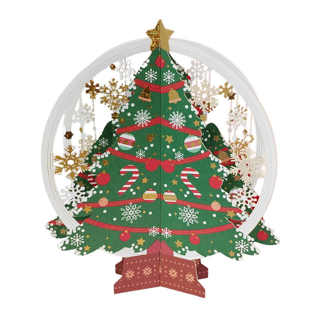 Christmas Snow Globe Pop-Up Greeting Cards