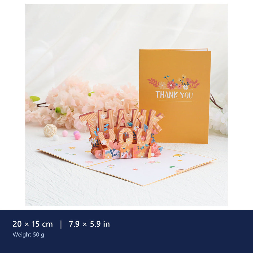 Card size 20 x 15 cm with weight